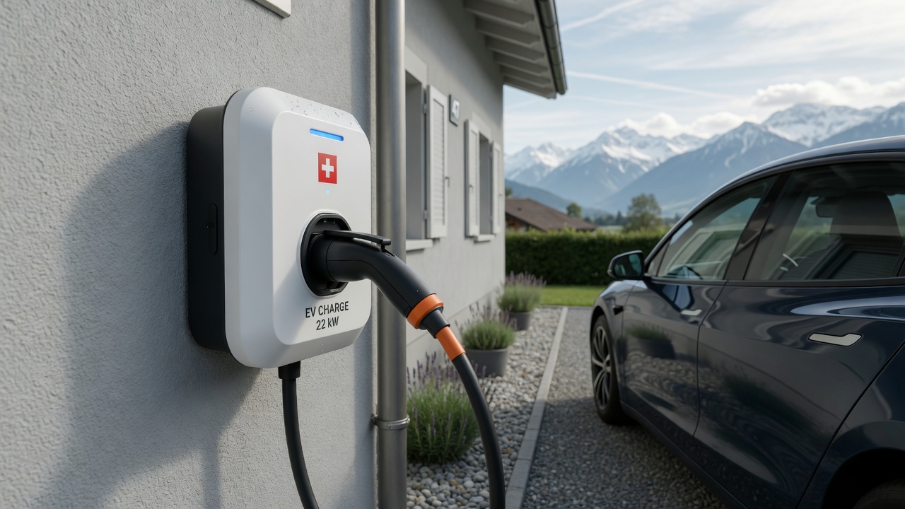 Ladestation und E-Mobilität: Wallbox lädt ein Elektroauto